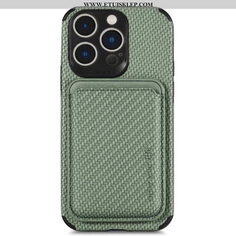 Etui do iPhone 14 Pro Portfel Portfel Z Włókna Węglowego I Magnesu